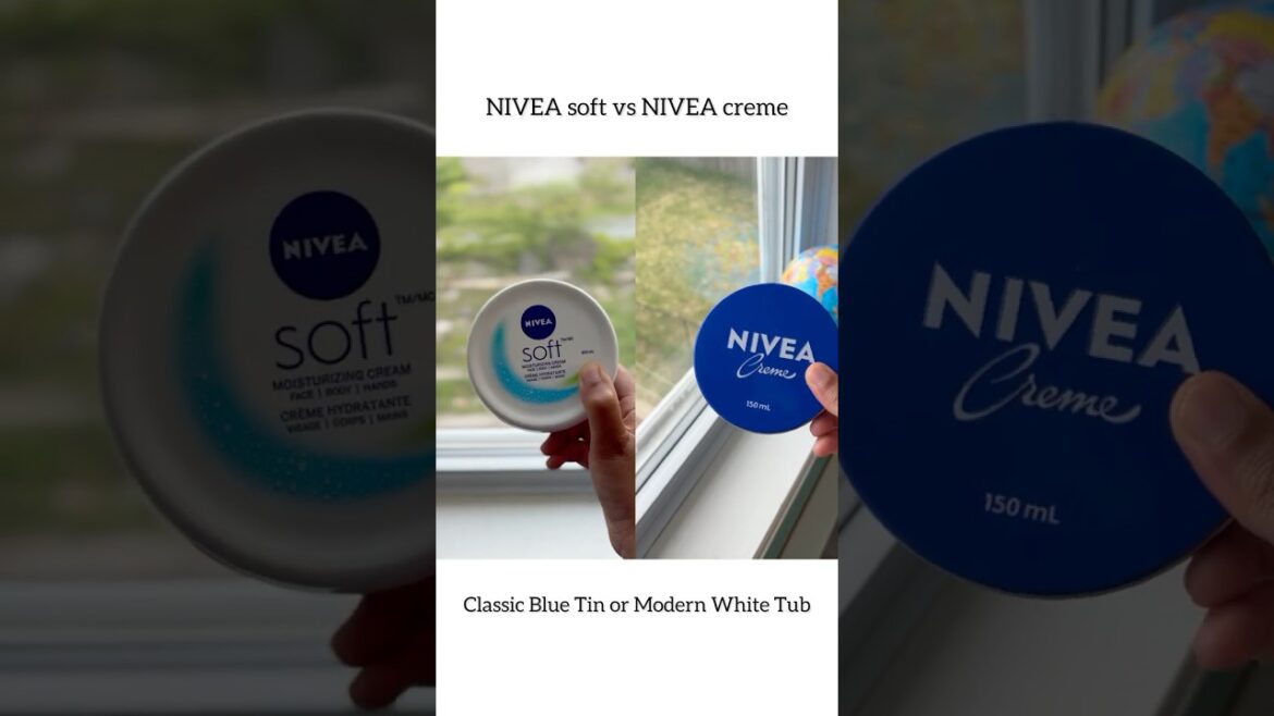 Nivea Crème vs Nivea Soft – Which One is Better for Your Skin? Honest review #nivea #niveacreme