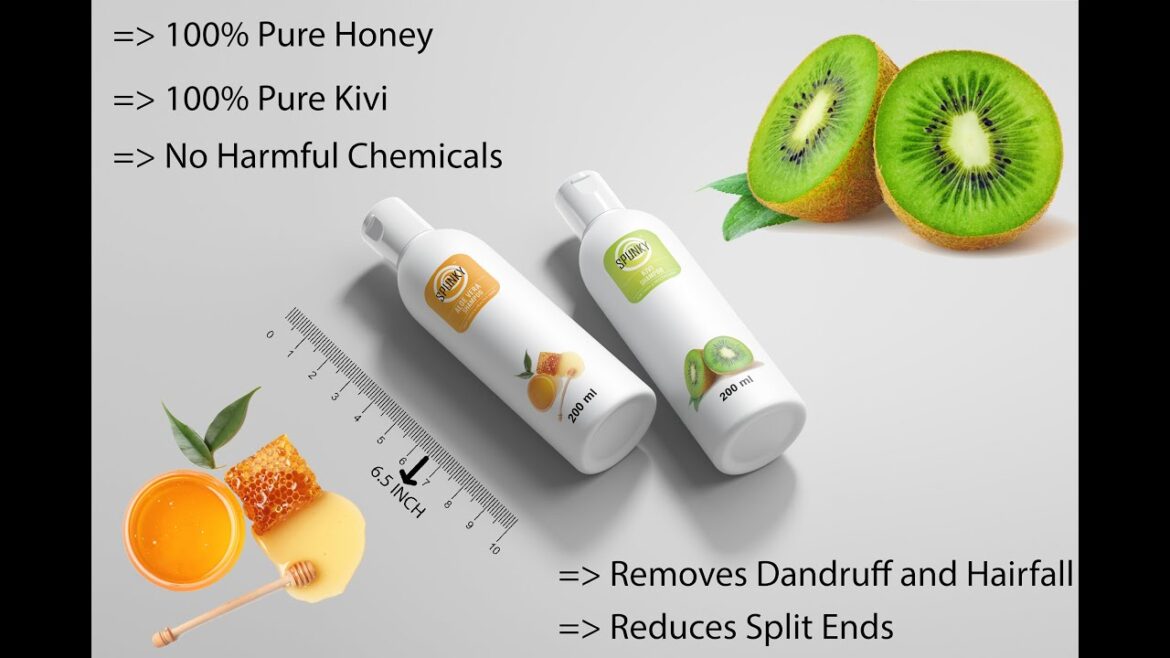 Spunky Honey  & Kivi Shampoo For Hair Fall Control,   Healthy Hair