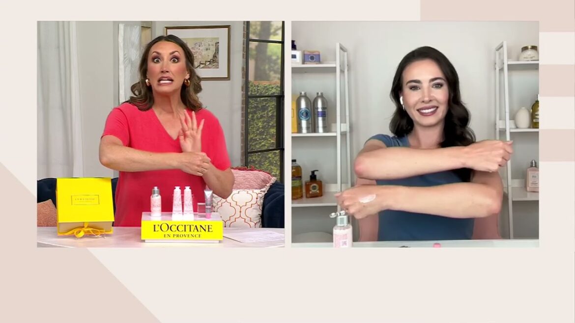 L'Occitane Cherry Blossom 4pc Hand, Body & Lip Collection on QVC
