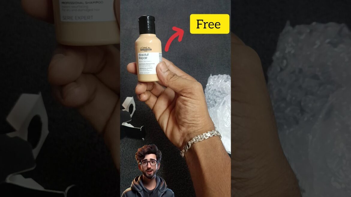 Loreal Free sample alert!#Loreal Professionnel #FreeSample #GoldQuinoaProtein #HairCare Routine