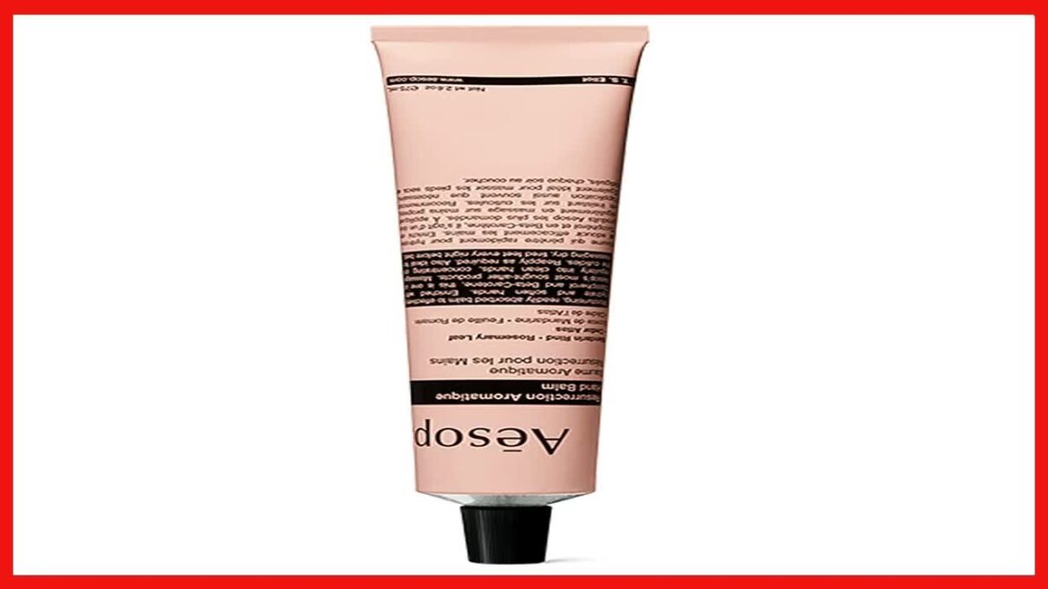 Aesop Resurrection Aromatique Hand Balm | 75 mL | Paraben, Cruelty-free & Vegan