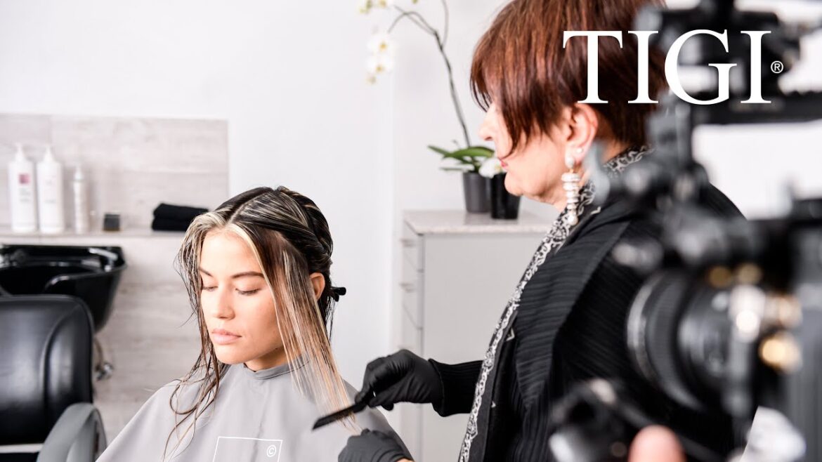 City Lights by Gina Khan | Colour Technique: Dimensional Highlights | TIGI Copyright