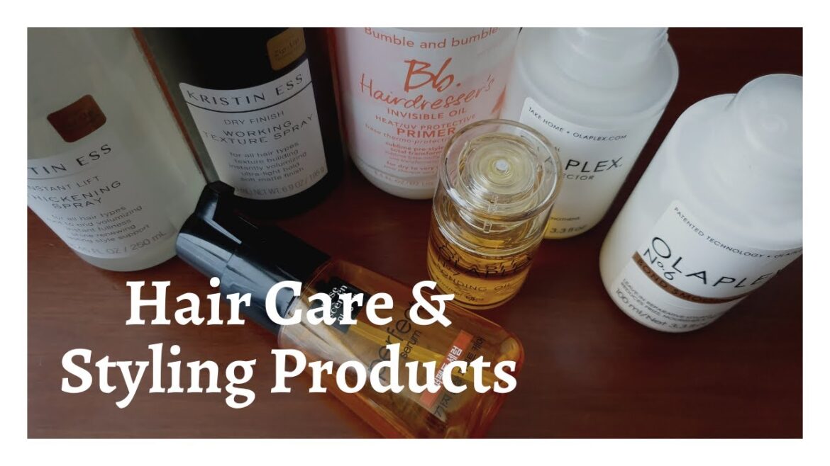 All The Hair Care & Styling Products I Am Using...