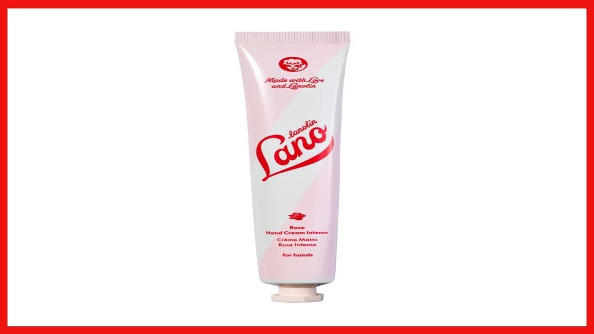 Great product -  Lanolips Hand Cream Intense Rose - Hydrating Hand Lotion with Lanolin, Vitamin E +
