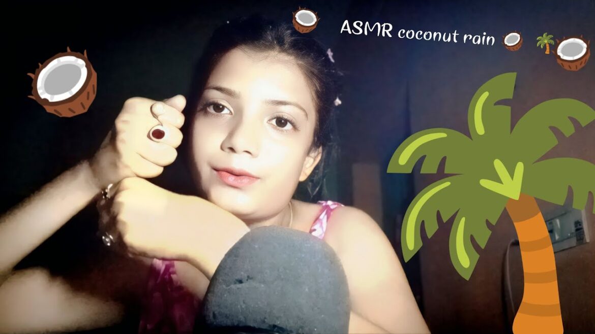 ASMR Trying A New Trigger / coconut Rain 🥥 🌧️
