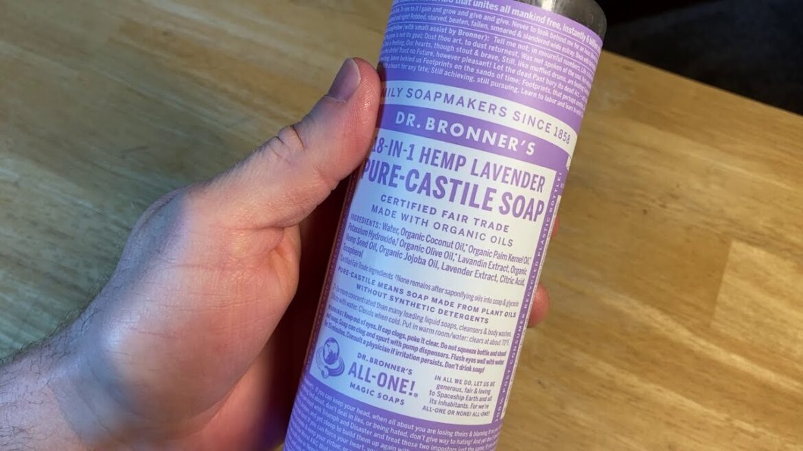 Dr. Bronner’s Pure-Castile Liquid Soap (Lavender Scent)