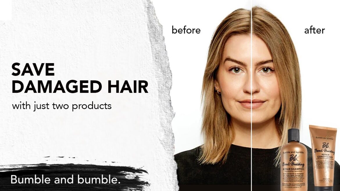 Repair damaged hair with Bb.Bond Building Repair Shampoo and Repair Conditioner | Bumble and bumble.