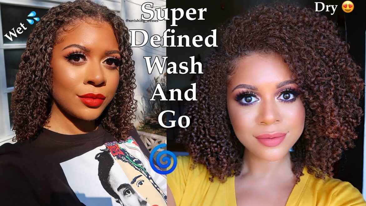 Wash And Go For Crazy Defined Curls | Updated Wash And Go