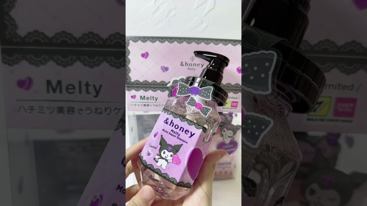 &honey Melty Moist Repair Kuromi edition 💜 Smells like fruity jelly 😬 #kuromi #unboxing