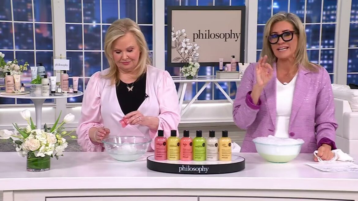 philosophy it's a summer celebration 8oz shower gel 6pc set on QVC