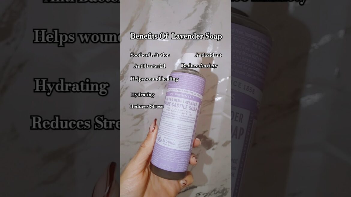 Benefits Of Lavender Soap #skincare #shorts