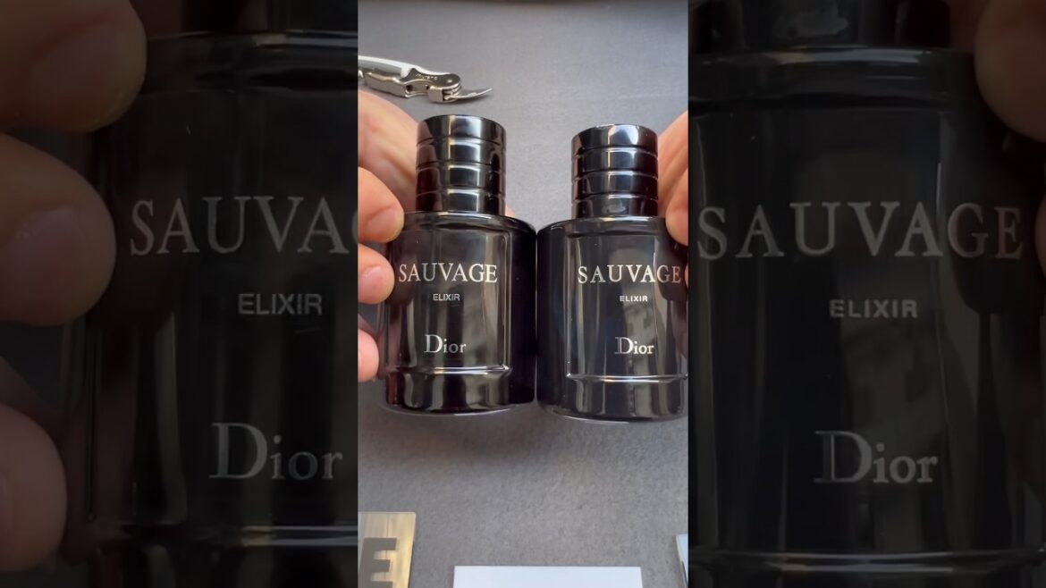 Fake vs Real Dior Sauvage Elixir Perfume 60 ml Fake vs Real Dior Sauvage Elixir Perfume 60 ml
