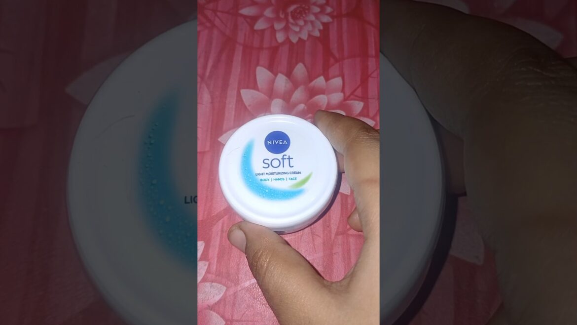 Nivea SOFT cream ✨️#chocowithasmr #shortvideo #niveacreme