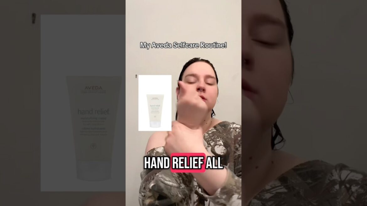 Follow along with our student, Kendall’s Aveda nighttime self-care routine #hairschool #hairstudent