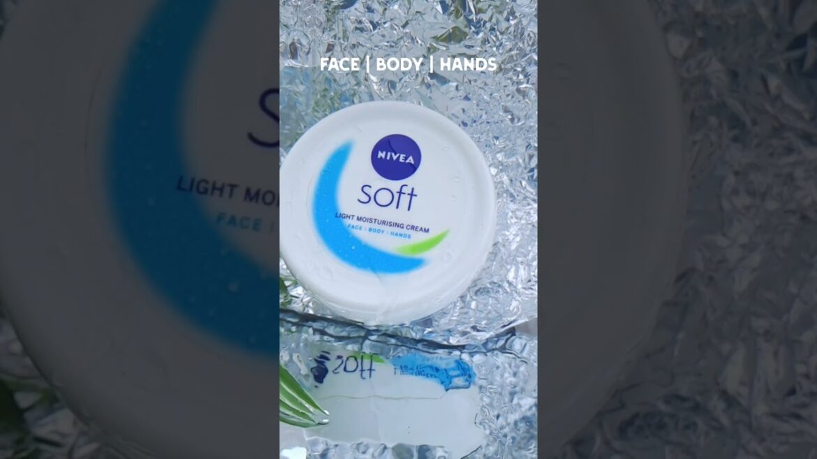 💠 NIVEA 💠Light moisturizing cream FACE | BODY | HANDS  Super hydrating #trending #shorts #skincare