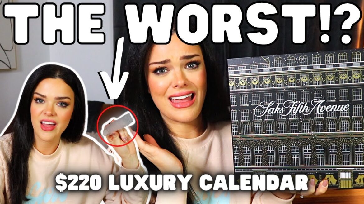 LUXURY CALENDARS ARE BAD!? THE WORST ITEM!? | $220 Saks Advent Calendar Unboxing #19 LUXURY CALENDARS ARE BAD!? THE WORST ITEM!? | $220 Saks Advent Calendar Unboxing #19