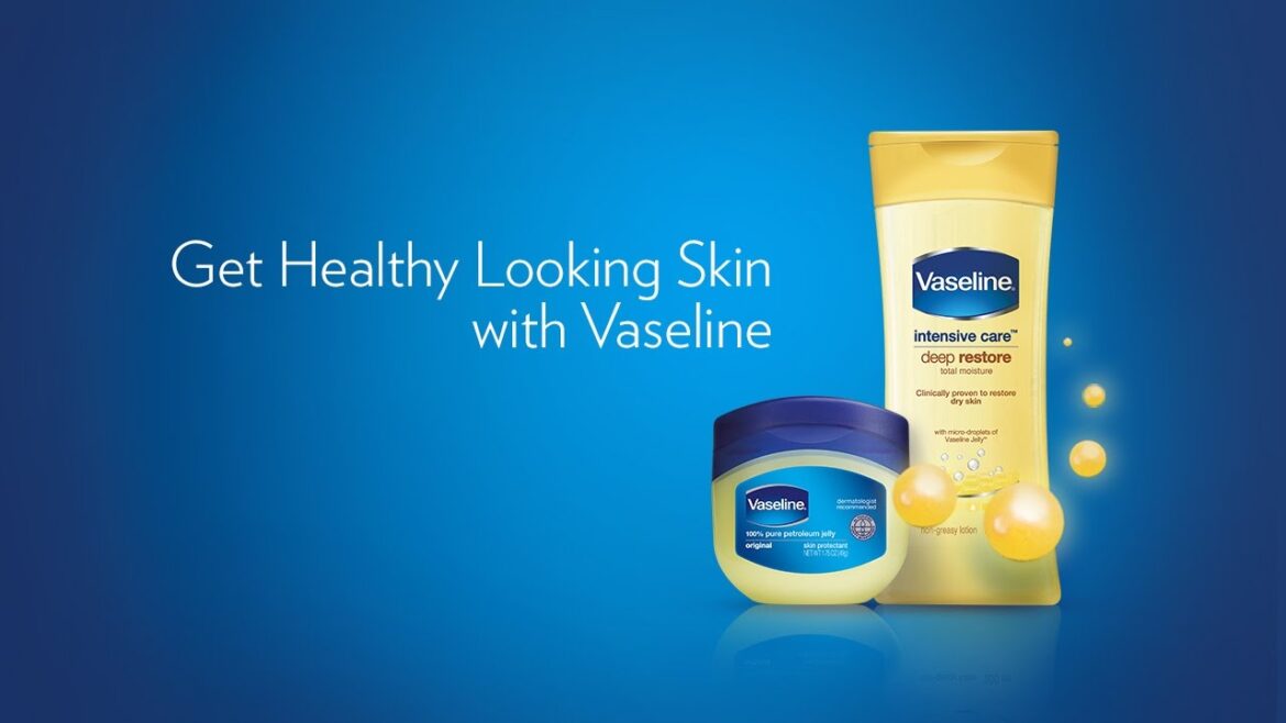 Vaseline Lotion with micro-droplets of Vaseline Jelly