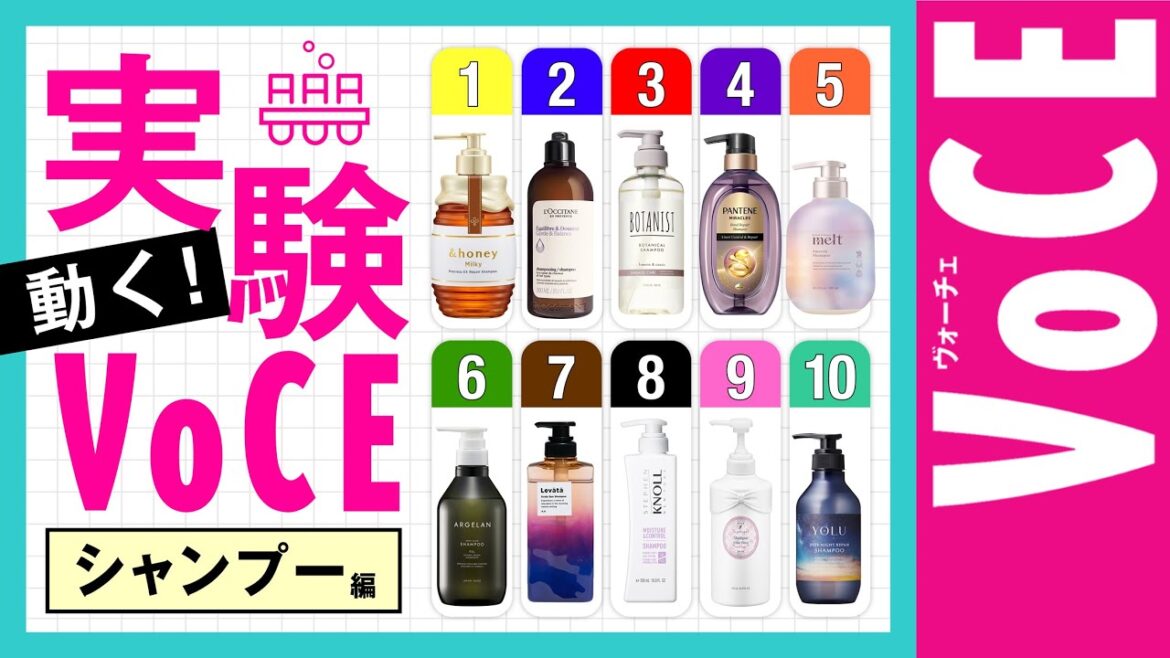 【汚れが落ちる？痛まない？を徹底検証】動く！実験VOCE【シャンプー編】