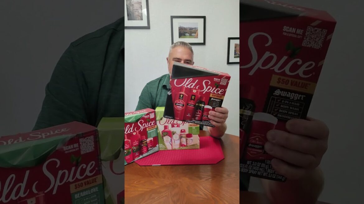 Old Spice Gift Sets for the men in your life. Happy Holidays. 👇 Link in Description 👇
