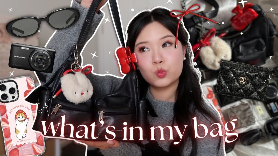 私のバッグの中身 ❣️ 毎日の必需品 + 絶対に必要な物!