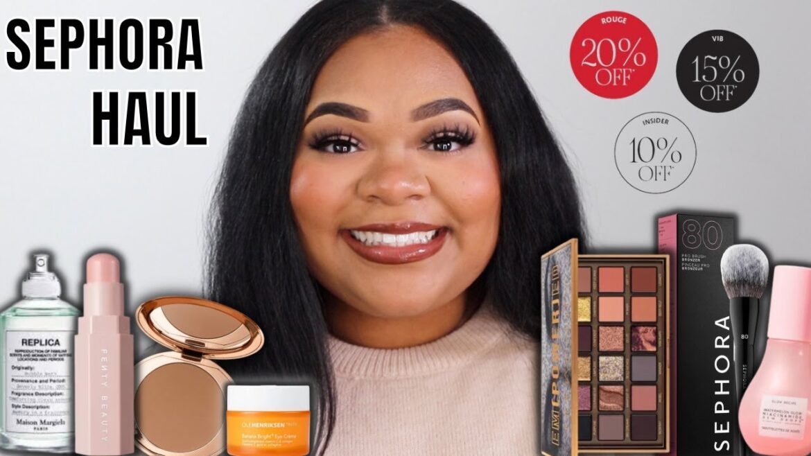 SEPHORA MAKEUP HAUL 2022 | HOLIDAYS SAVINGS EVENT | MY BIGGEST HAUL EVER SEPHORA MAKEUP HAUL 2022 | HOLIDAYS SAVINGS EVENT | MY BIGGEST HAUL EVER