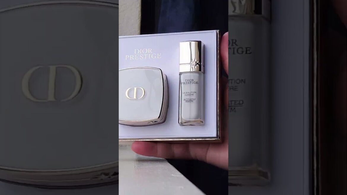 Dior Mini | Crème Lumiere #dior #beauty #skincare #shorts #deluxe