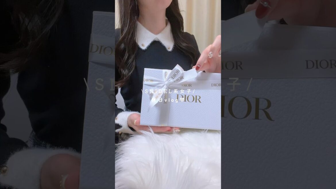 休日vlog🛍️💕デパコス買い物してDiorプレゼント貰った🎀 #社会人の休日 #休日vlog #買い物vlog #shorts