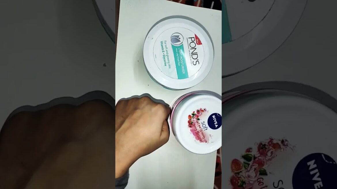 nivea vs ponds ( moisturiser cream) 💙💖