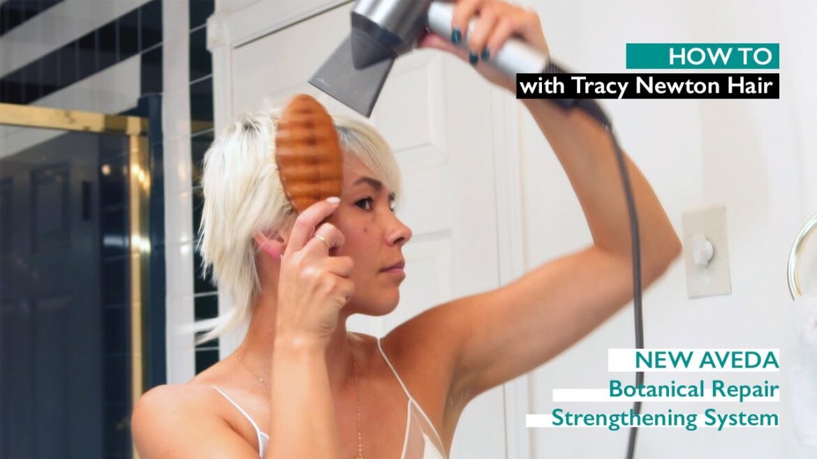HOW-TO with Tracy Newton Hair | NEW Aveda Botanical Repair Strengthening System
