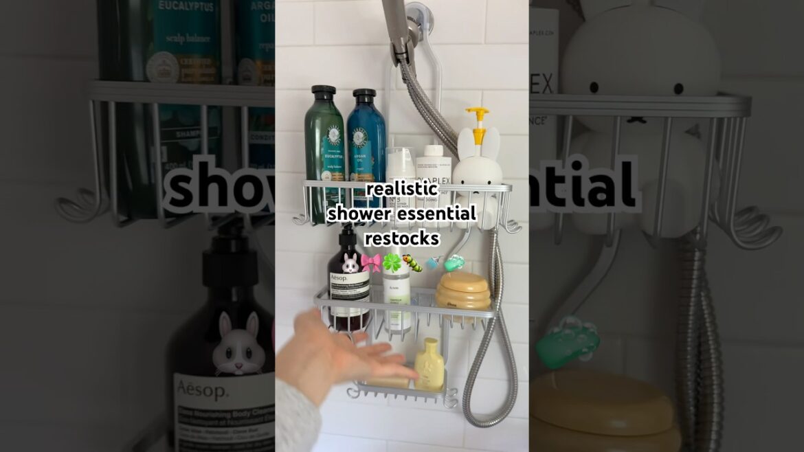 シャワー必需品を補充してね🧼🚿🦢 #シャワールーティン #ヘアケア #バスルーム #スキンケア