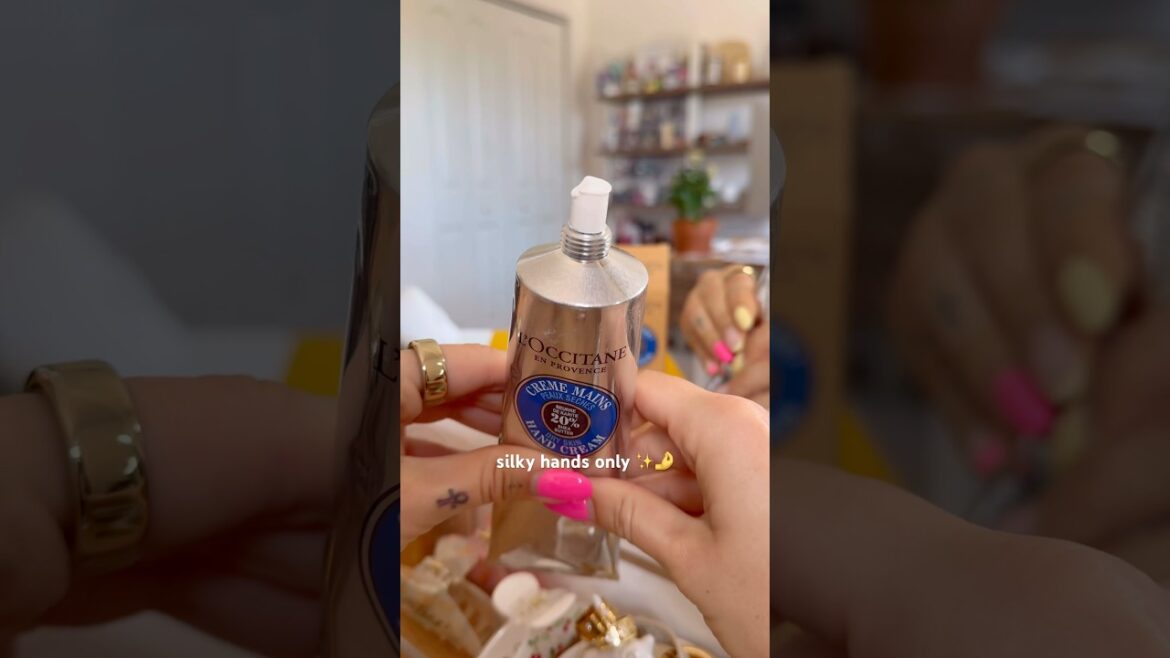 The “Rich Girl” Of Hand Creams 💅 #loccitane #handcream #summeressentials #preppyslay