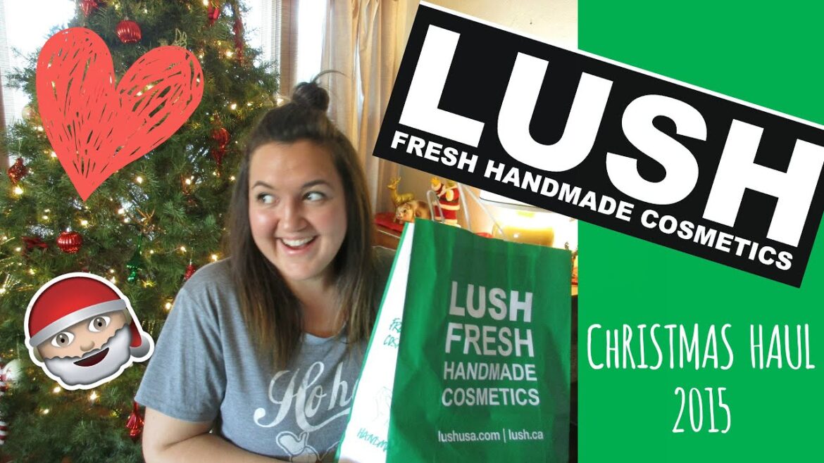 LUSH Christmas 2015 HAUL + Experimenter Bath Bomb Demo