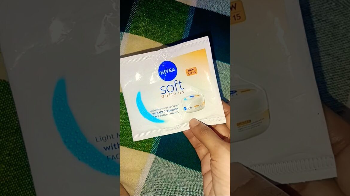 Nivea Soft Daily Uv Protection Moisturising Cream | Nivea #shorts
