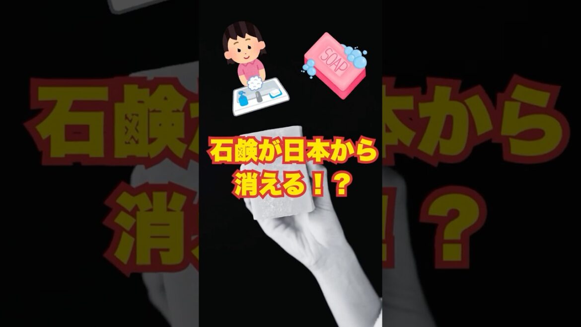 【悲報】石鹸が日本から消える!? #Shorts #政治ニュース #シャボン玉石けん 【悲報】石鹸が日本から消える!? #Shorts #政治ニュース #シャボン玉石けん