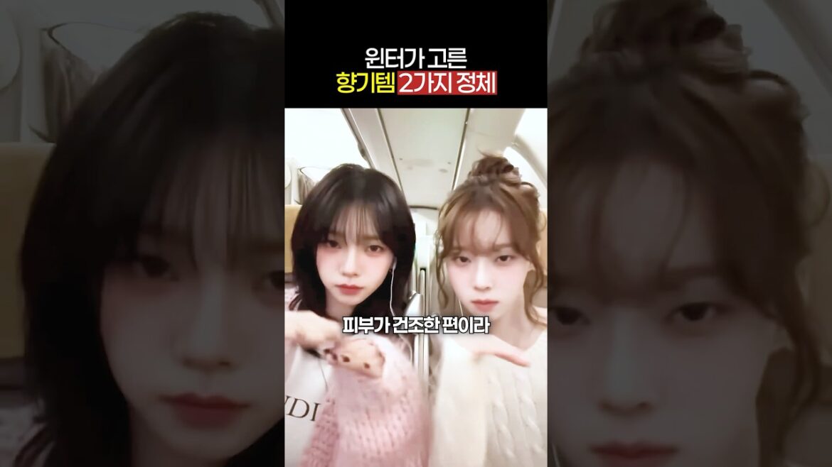 윈터가 고른 향기템 2가지 정체