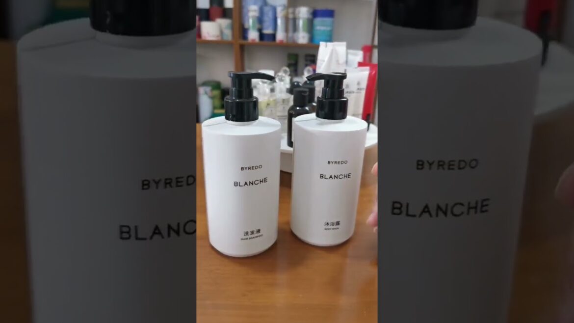 BYREDO BLANCHE Shampoo & Shower Gel & Conditioner & Body Lotion #haircare #shampoo #bodylotion