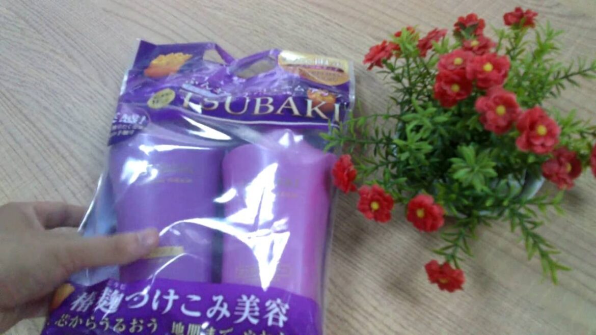 Bộ dầu gội Shiseido Tsubaki Volume Touch màu tím (set 2)  - 338.000 VND