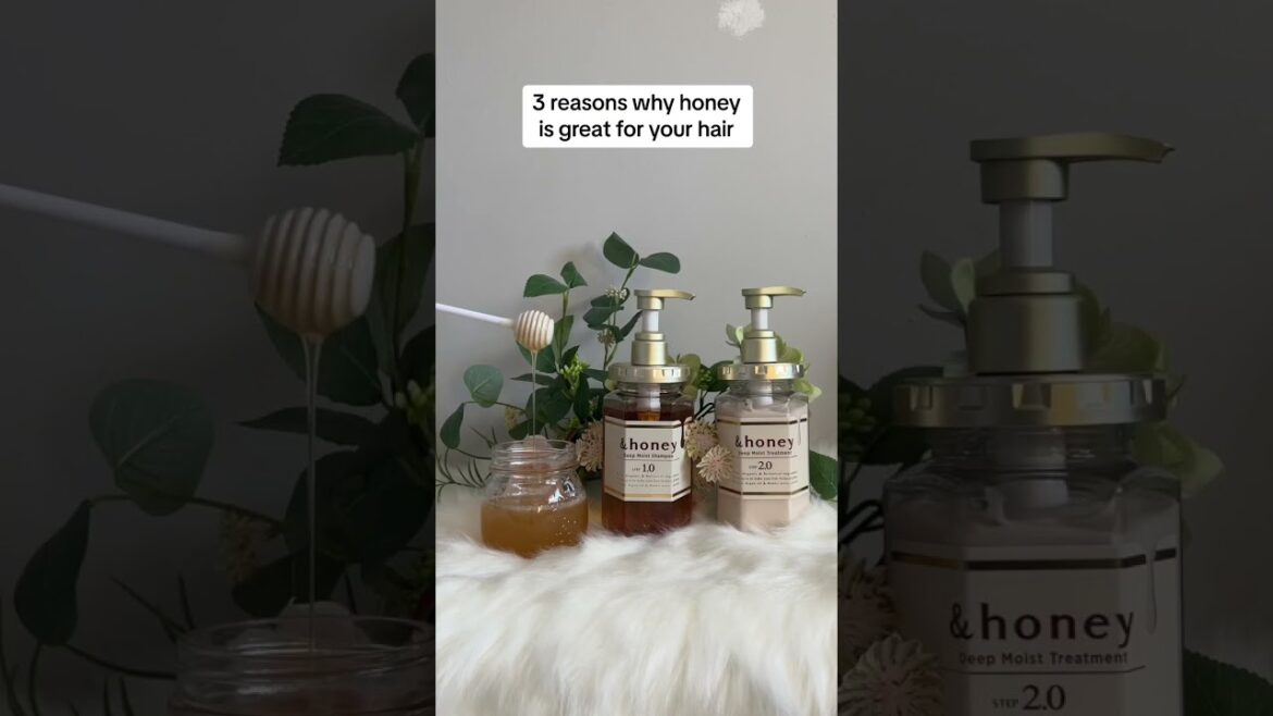 HONEY FOR HAIR?! 🫢🐝🍯 #asianhaircare #&honey #haircareroutine