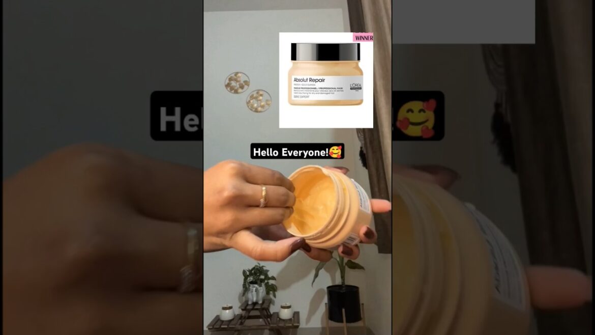 How to apply hair mask for best results # L’Oreal Professionnel Absolute Repair Mask😀 #loreal How to apply hair mask for best results # L'Oreal Professionnel Absolute Repair Mask😀 #loreal