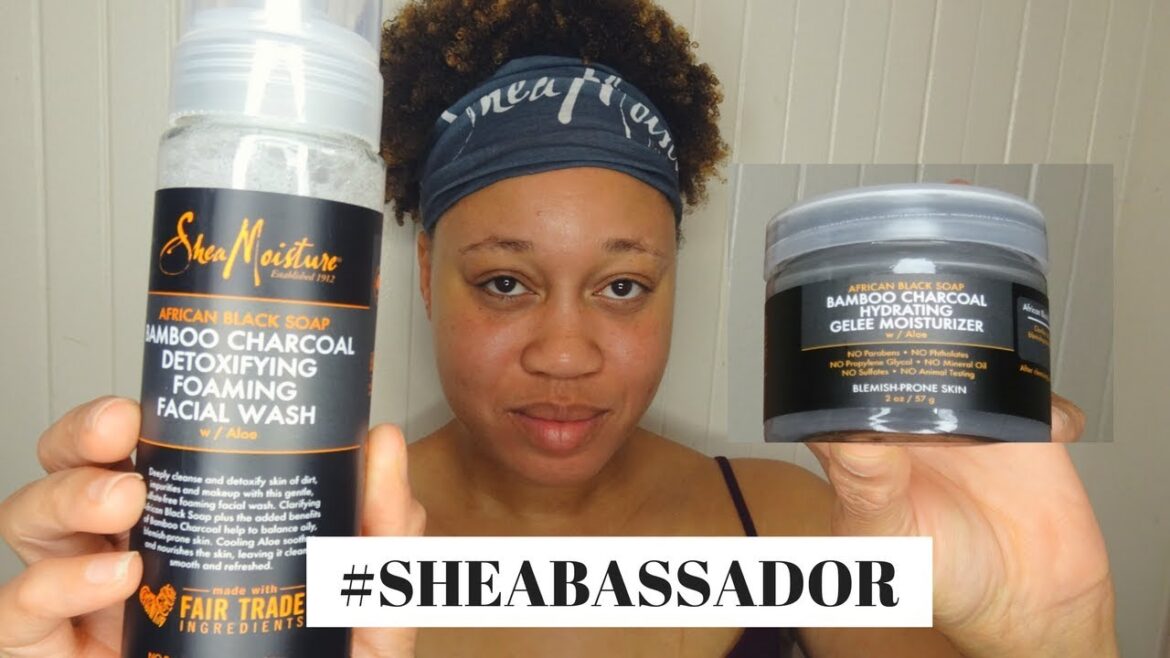 Shea Moisture African Black Soap Bamboo Charcoal Clarify &  Refresh  Review and Demo | Euniycemari