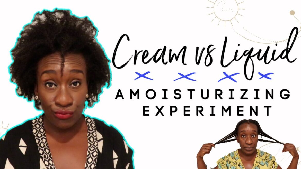 Hydrating, Moisturizing & Styling Dry 4c Natural Hair ➟Using A Liquid vs A Cream, Which is Best?