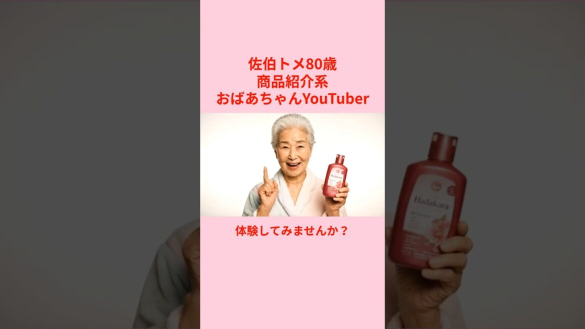 佐伯トメ80歳商品紹介系おばあちゃんYouTuber【その1】 #ai #ai動画 #aiおばあちゃん #aimovie #ai生成