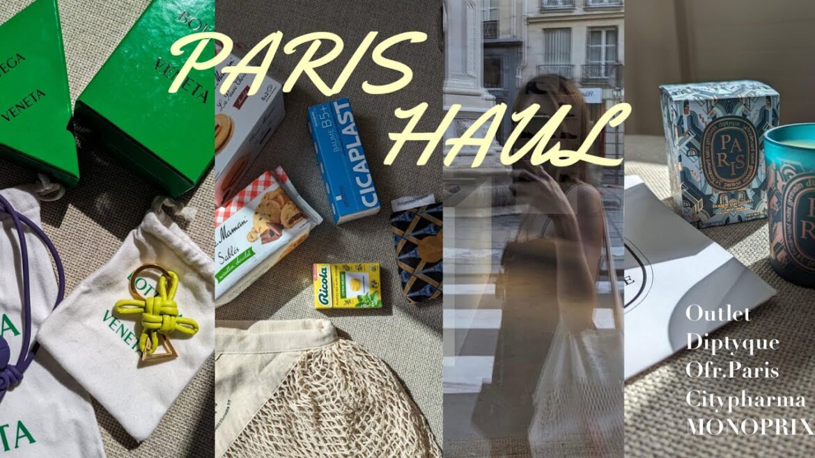 PARIS HAUL🇫🇷 | パリ旅行での購入品を紹介！BOTTEGA, GUCCI, Diptyque, Citypharma, MONOPRIXでショッピング🛍️♡【English sub】