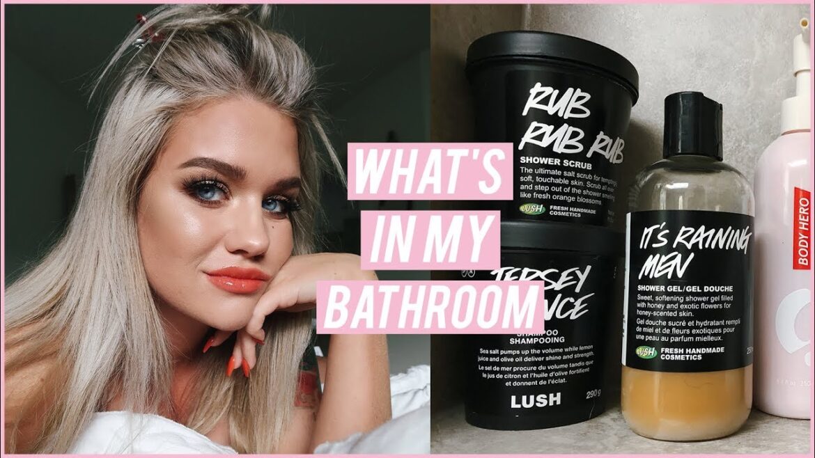 WHAT'S IN MY BATHROOM?