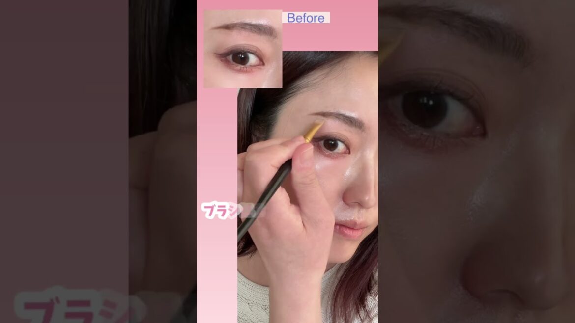 【誰でもカンタン！たった5秒で美眉を描く裏ワザ】ぼんやり眉を即・立体的な眉に仕上げるコツをお教えします！キレイな眉は垢抜けメイクの基本♡【DIOR 大人気コンシーラー】