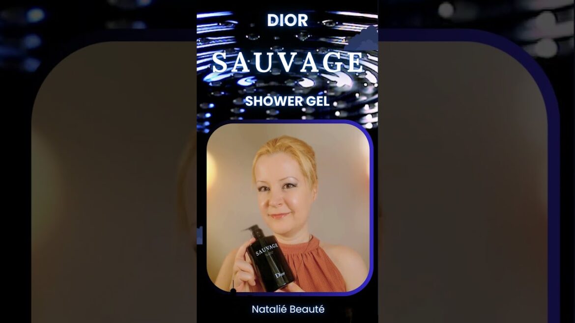FRESH & POWERFUL💨DIOR SAUVAGE SHOWER GEL 🖤 WANT A REVIEW? #shorts #diorsauvage #dior #nataliebeaute