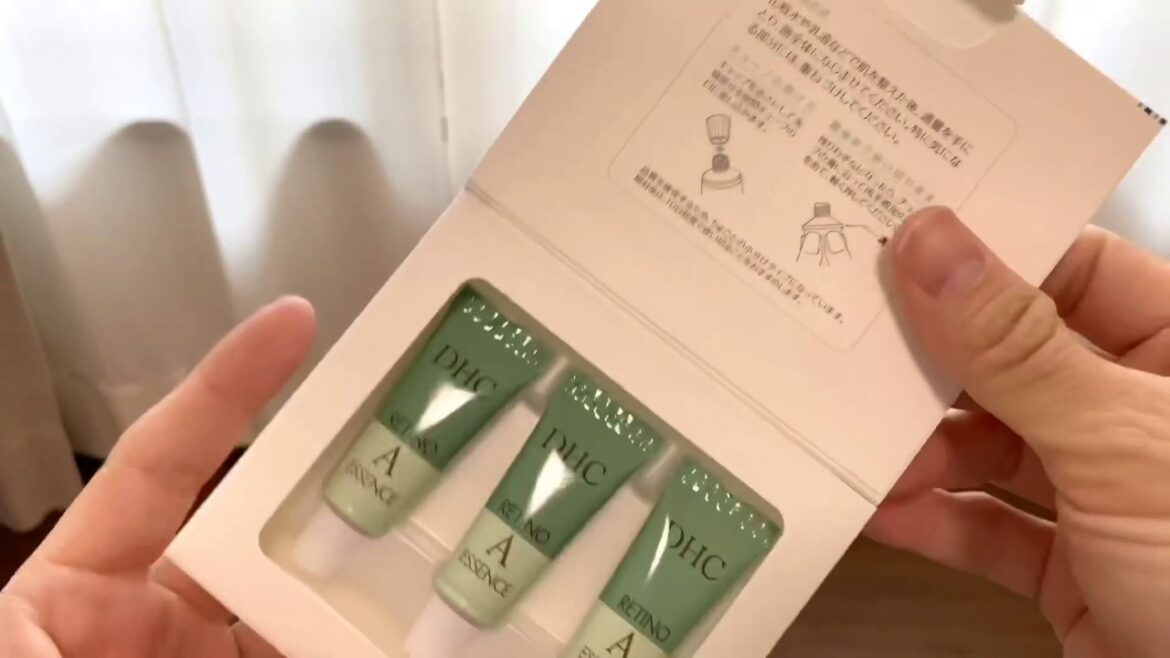 テクスチャが見れる　1分コスメおじさん動画〈10〉DHC薬用レチノAエッセンス