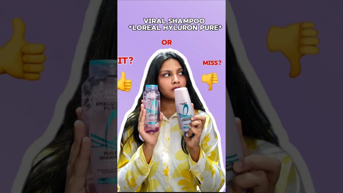 #unsponsored & honest review on L'Oréal Paris Hyaluron pure shampoo🤯. Hit or miss? #viralproducts