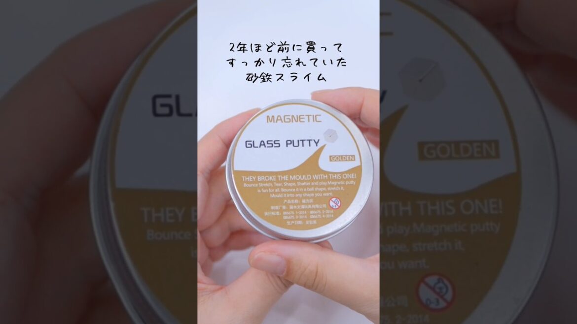 2年前に買った磁石で動くスライムを開封してみたら…