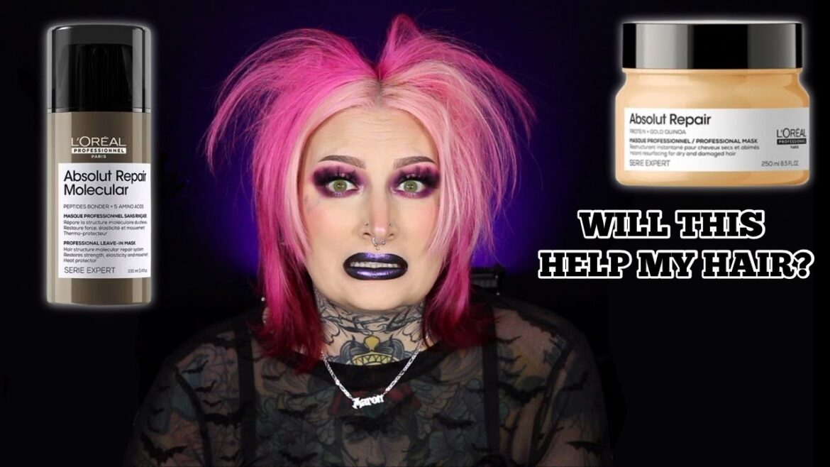 Trying Loreal Professional Absolut Repair Line!